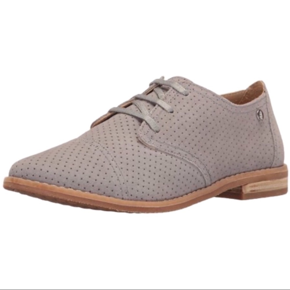 Classic Hush Puppies Grey Suede Aiden Clever Oxfords